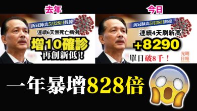 Photo of 今日8290 去年同日10宗 暴增828倍網民慌
