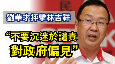 Photo of 劉華才抨擊林吉祥  “不要沉迷於譴責對政府偏見”