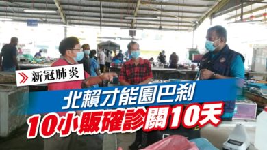 Photo of 北賴才能園巴剎 10小販確診關10天