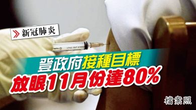 Photo of 登政府接種目標 放眼11月份達80%