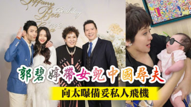 Photo of 郭碧婷帶女兒中國尋夫  向太曝備妥私人飛機