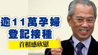 Photo of 逾11萬孕婦登記接種  首相感欣慰