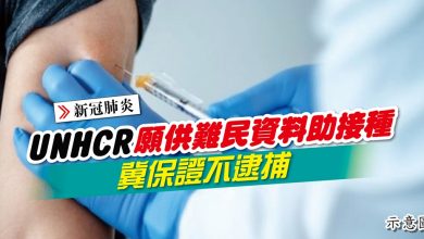 Photo of UNHCR願供難民資料助接種 冀保證不逮捕