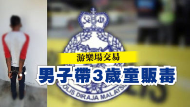 Photo of 游樂場交易 男子帶3歲童販毒