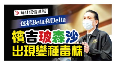 Photo of 包括Beta和Delta 檳吉玻森沙 出現變種毒株