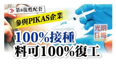 Photo of 【第8復甦配套】參與PIKAS企業 100接種料可100%復工