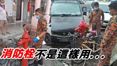 Photo of 消防栓不是這樣用…