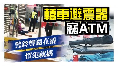 Photo of 轎車避震器竊ATM 警鈴響還在撬 慣犯就擒