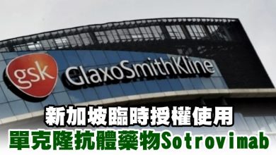 Photo of 新加坡臨時授權使用單克隆抗體藥物Sotrovimab