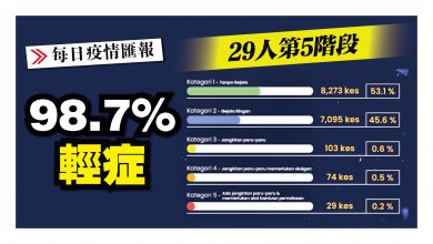 Photo of 29人第5階段 今日98.7%是輕症