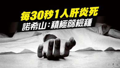 Photo of 每30秒1人肝炎死 諾希山：積極篩檢