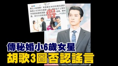Photo of 傳秘婚小6歲女星 胡歌3圖否認謠言