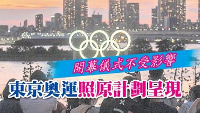 Photo of 【第32屆東京奧運會】開幕儀式不受影響 照原計劃呈現