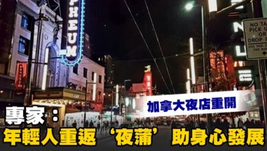 Photo of 加拿大夜店重開 專家：年輕人重返‘夜蒲’助身心發展