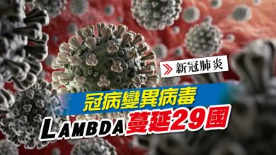 Photo of 冠病變異病毒 Lambda蔓延29國