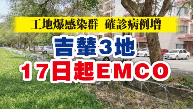 Photo of 工地爆感染群 確診病例增  吉輦3地17日起EMCO