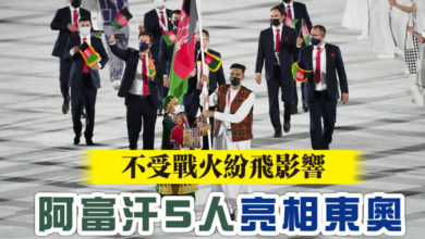 Photo of 不受戰火紛飛影響 阿富汗5人亮相東奧