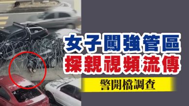 Photo of 女子闖強管區探親視頻流傳  警開檔調查