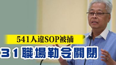 Photo of 541人違SOP被捕  31職場勒令關閉