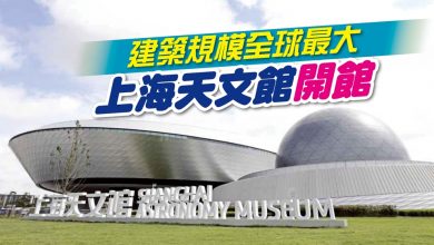 Photo of 建築規糢全球最大 上海天文館開館
