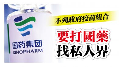 Photo of 不列政府疫苗組合 國藥由私人界供應