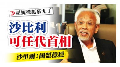 Photo of 沙比利可任代首相 沙里爾：國盟穩穩