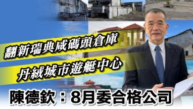 Photo of 翻新瑞典咸碼頭倉庫 丹絨城市遊艇中心  陳德欽：8月委合格公司