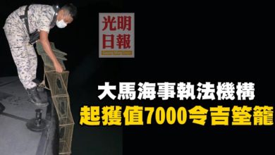 Photo of 大馬海事執法機構 起獲值7000令吉筌籠