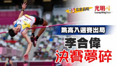 Photo of 【東京奧運】跳高入選賽出局 李合偉決賽夢碎