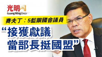 Photo of 賽夫丁：5藍眼國會議員  “接獲獻議當部長挺國盟”