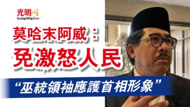 Photo of 莫哈末阿威：免激怒人民  “巫統領袖應護首相形象”