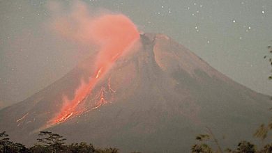 Photo of 印尼默拉皮火山噴發