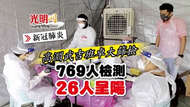 Photo of 高淵武吉班卓大篩檢 769人檢測 26人呈陽