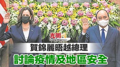 Photo of 賀錦麗晤越總理 討論疫情及地區安全