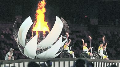 Photo of 東京殘奧開幕 3殘奧選手點燃聖火