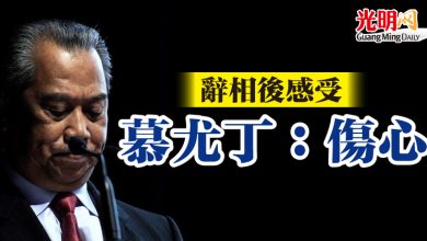 Photo of 辭相後感受  慕尤丁：傷心