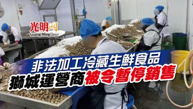 Photo of 非法加工冷藏生鮮食品 獅城運營商被令暫停銷售