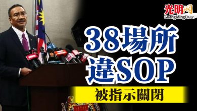 Photo of 38場所違SOP 被指示關閉
