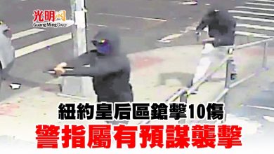 Photo of 紐約皇后區鎗擊10傷 警指屬有預謀襲擊