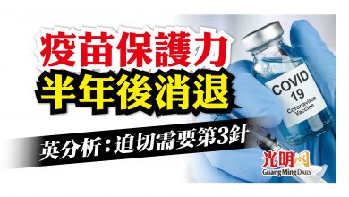 Photo of 疫苗保護力半年後消退 英分析：迫切需要第3針