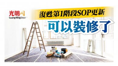 Photo of 復甦第1階段SOP更新 可以裝修了