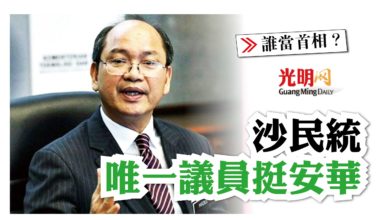 Photo of 沙民統唯一議員挺安華任相