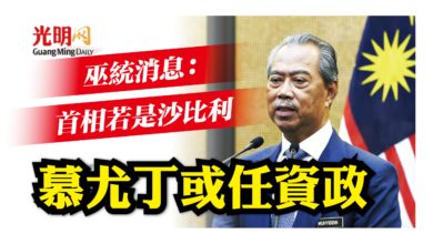Photo of 巫統消息:若沙比利任相 慕尤丁或受委資政