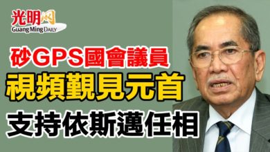 Photo of 砂GPS國會議員視頻覲見元首   支持依斯邁任相