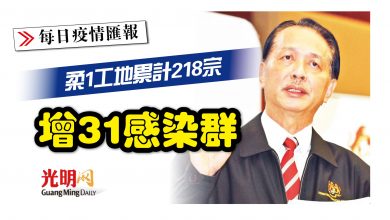 Photo of 增31感染群 柔1工地累計218宗
