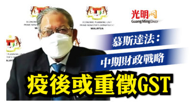 Photo of 慕斯達法：中期財政戰略 疫後或恢復GST