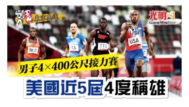 Photo of 【東京奧運】男子4×400公尺接力賽 美國近5屆4度稱雄