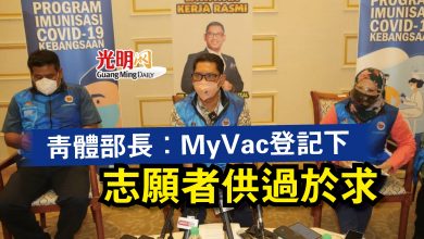 Photo of 青體部長：MyVac登記下 志願者供過於求
