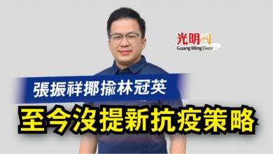 Photo of 張振祥揶揄林冠英  至今沒提新抗疫策略