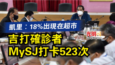 Photo of 吉打確診者MySJ打卡523次  凱里：18%出現在超市